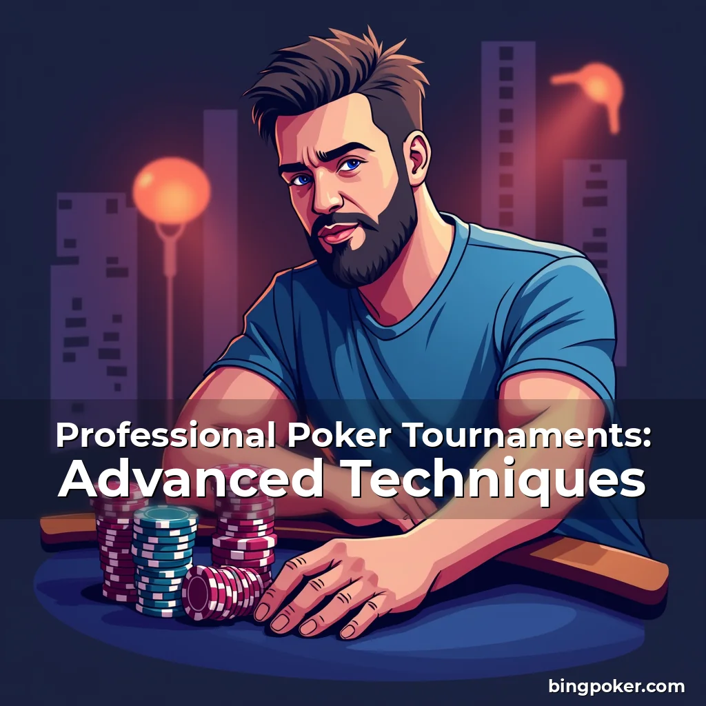 Read more about the article Professional Poker Tournaments: Advanced Techniques