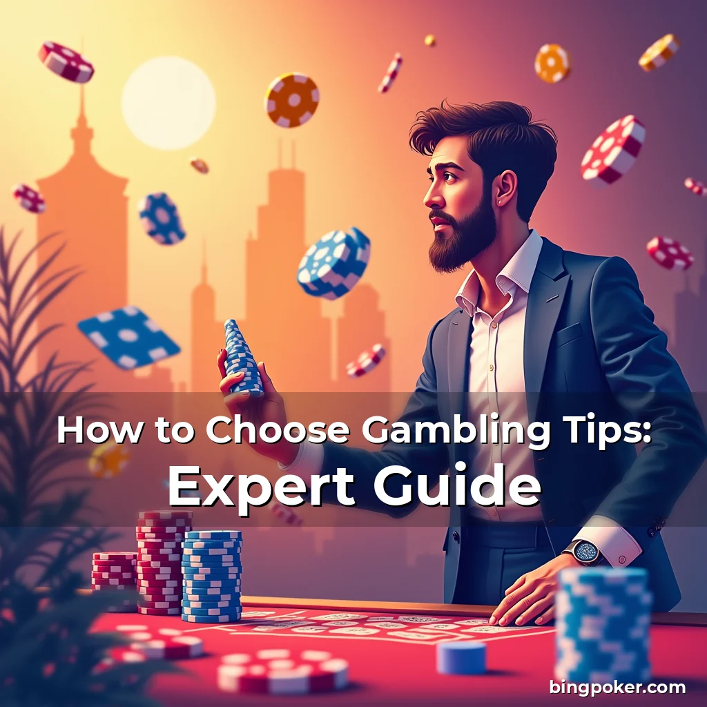 Artistic representation for How to Choose Gambling Tips: Expert Guide