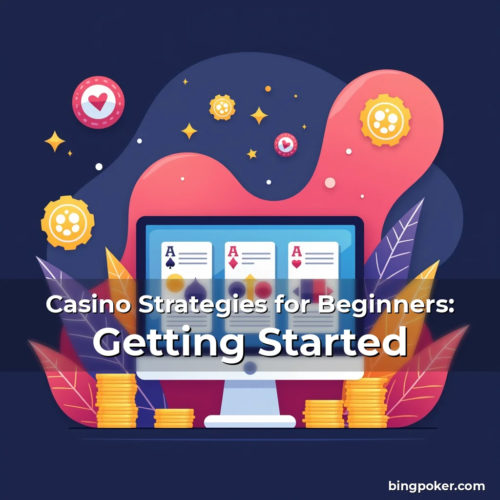 Artistic representation for Casino Strategies for Beginners: Getting Started