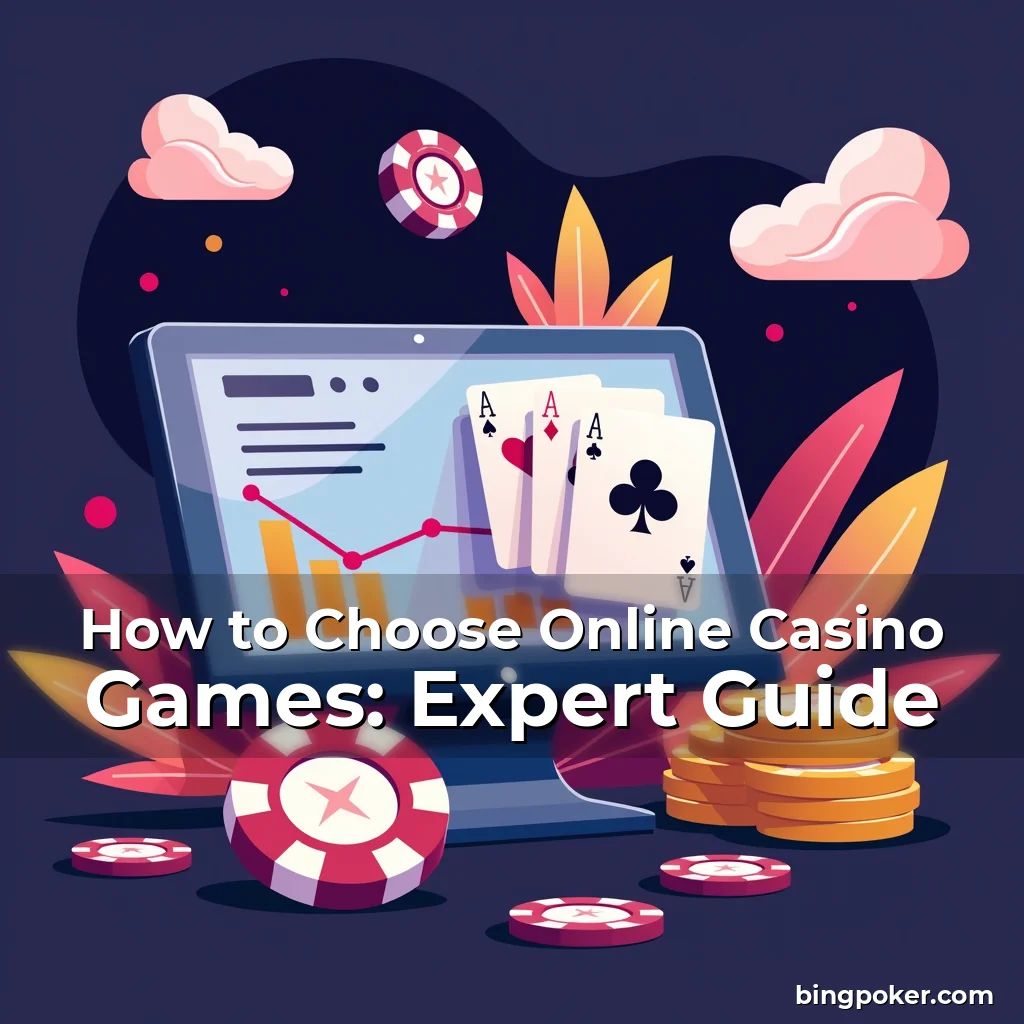 Read more about the article How to Choose Online Casino Games: Expert Guide