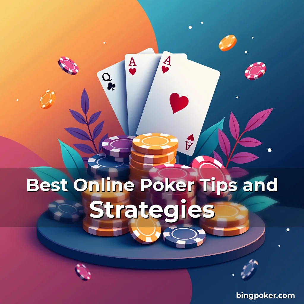 Read more about the article Best Online Poker Tips and Strategies