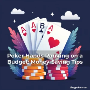 Artistic representation for Poker Hands Ranking on a Budget: Money-Saving Tips