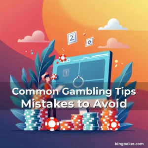 Artistic representation for Common Gambling Tips Mistakes to Avoid