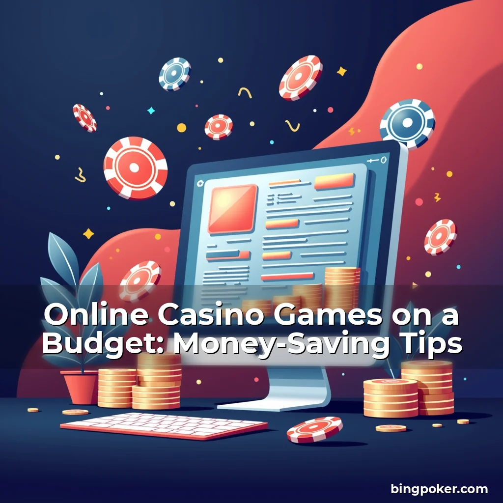 Read more about the article Online Casino Games on a Budget: Money-Saving Tips