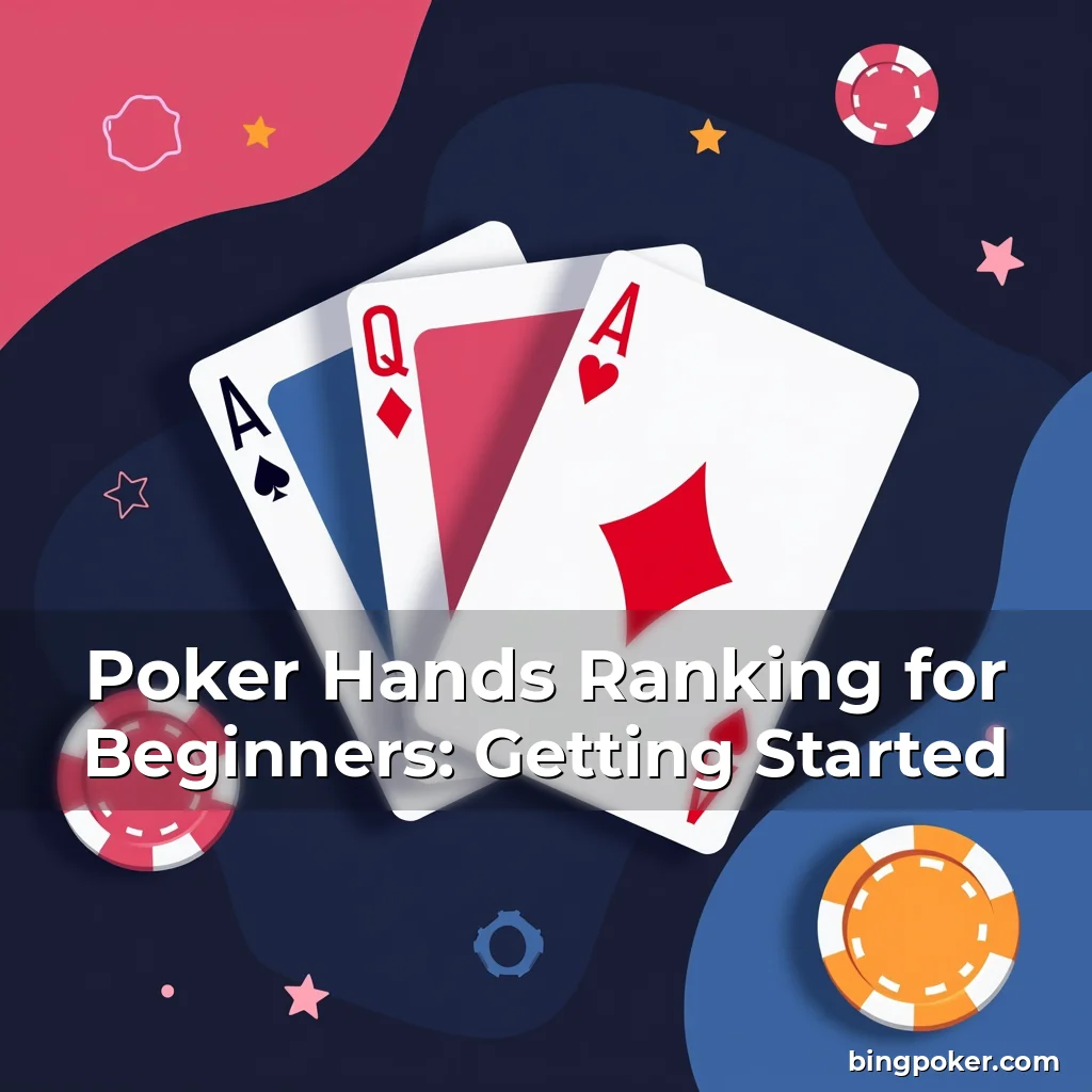 Artistic representation for Poker Hands Ranking for Beginners: Getting Started