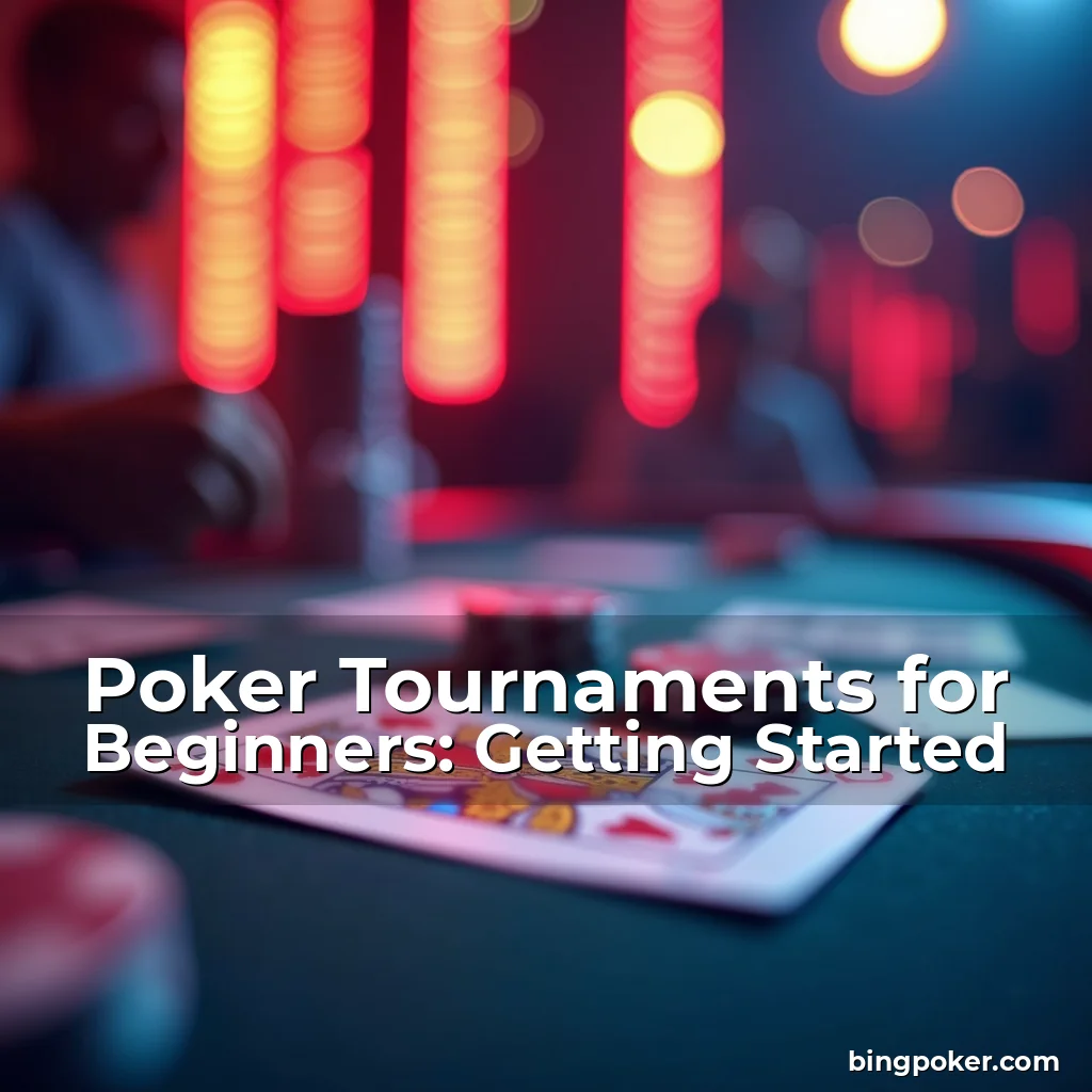 Read more about the article Poker Tournaments for Beginners: Getting Started
