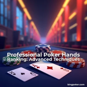Artistic representation for Professional Poker Hands Ranking: Advanced Techniques