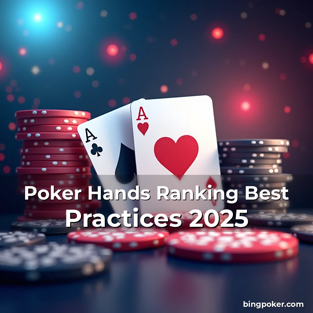 Artistic representation for Poker Hands Ranking Best Practices 2025