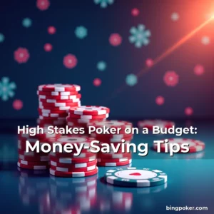 Artistic representation for High Stakes Poker on a Budget: Money-Saving Tips