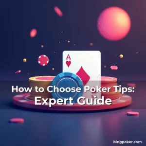 Artistic representation for How to Choose Poker Tips: Expert Guide