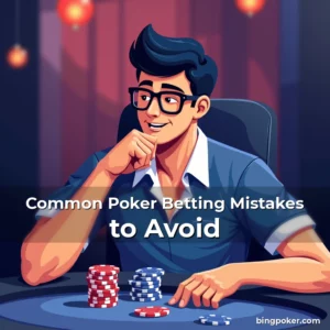 Artistic representation for Common Poker Betting Mistakes to Avoid