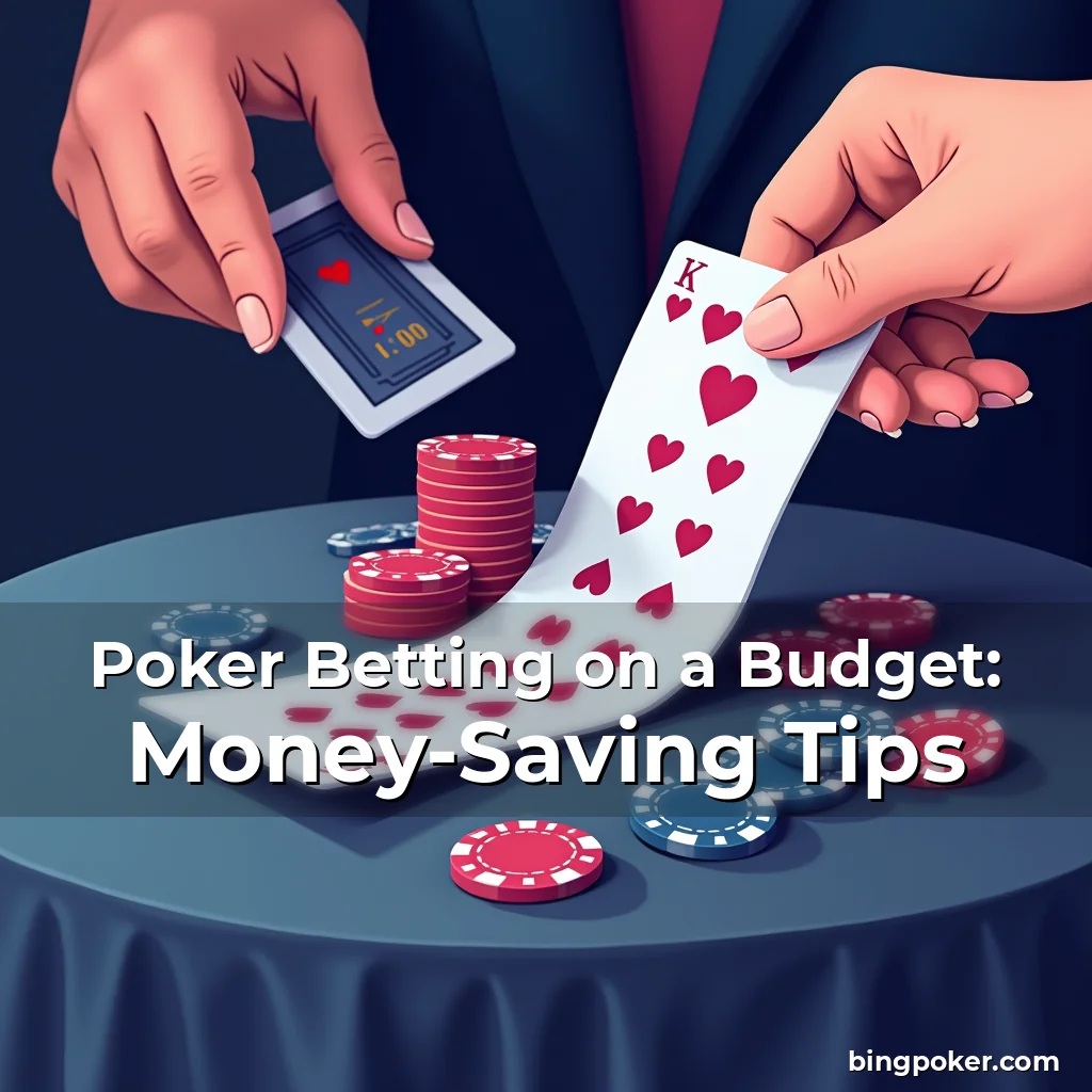 Read more about the article Poker Betting on a Budget: Money-Saving Tips