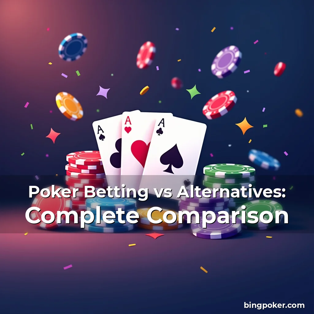Read more about the article Poker Betting vs Alternatives: Complete Comparison
