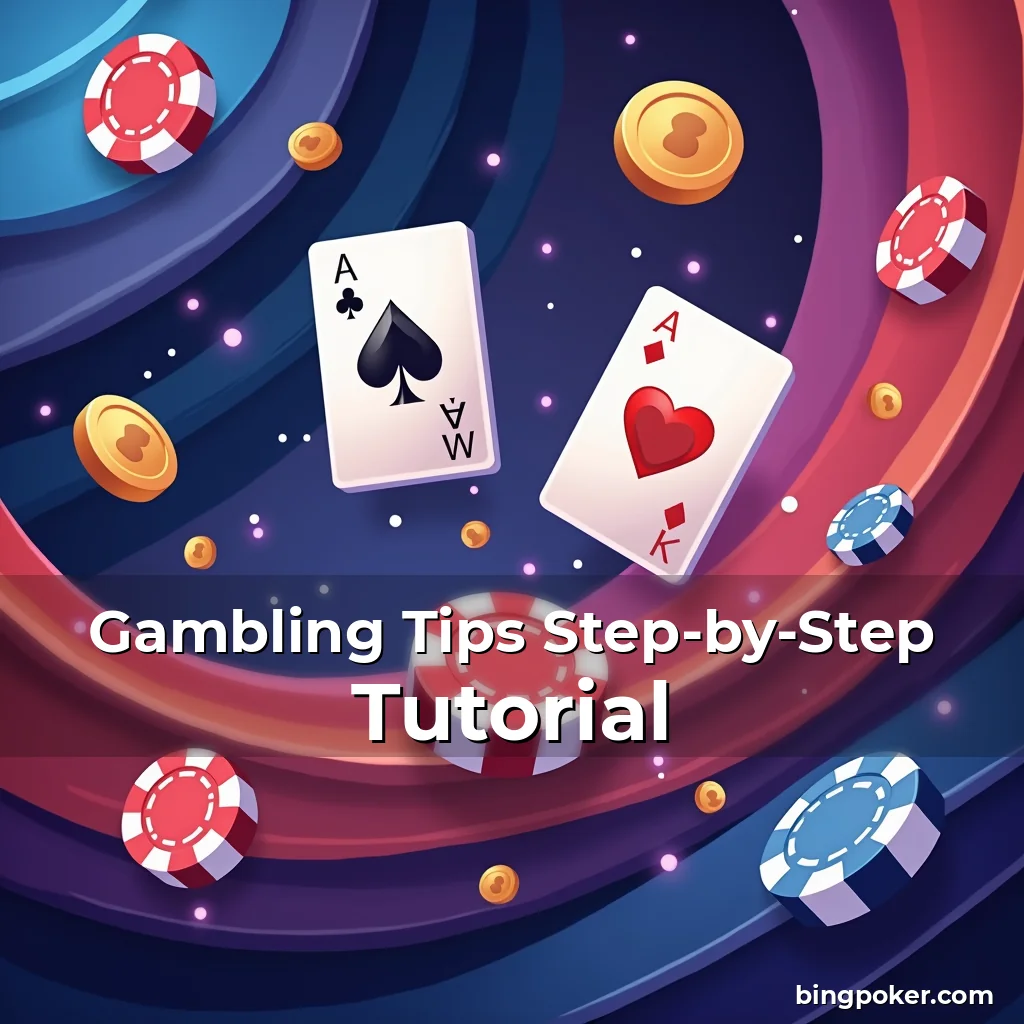 Artistic representation for Gambling Tips Step-by-Step Tutorial