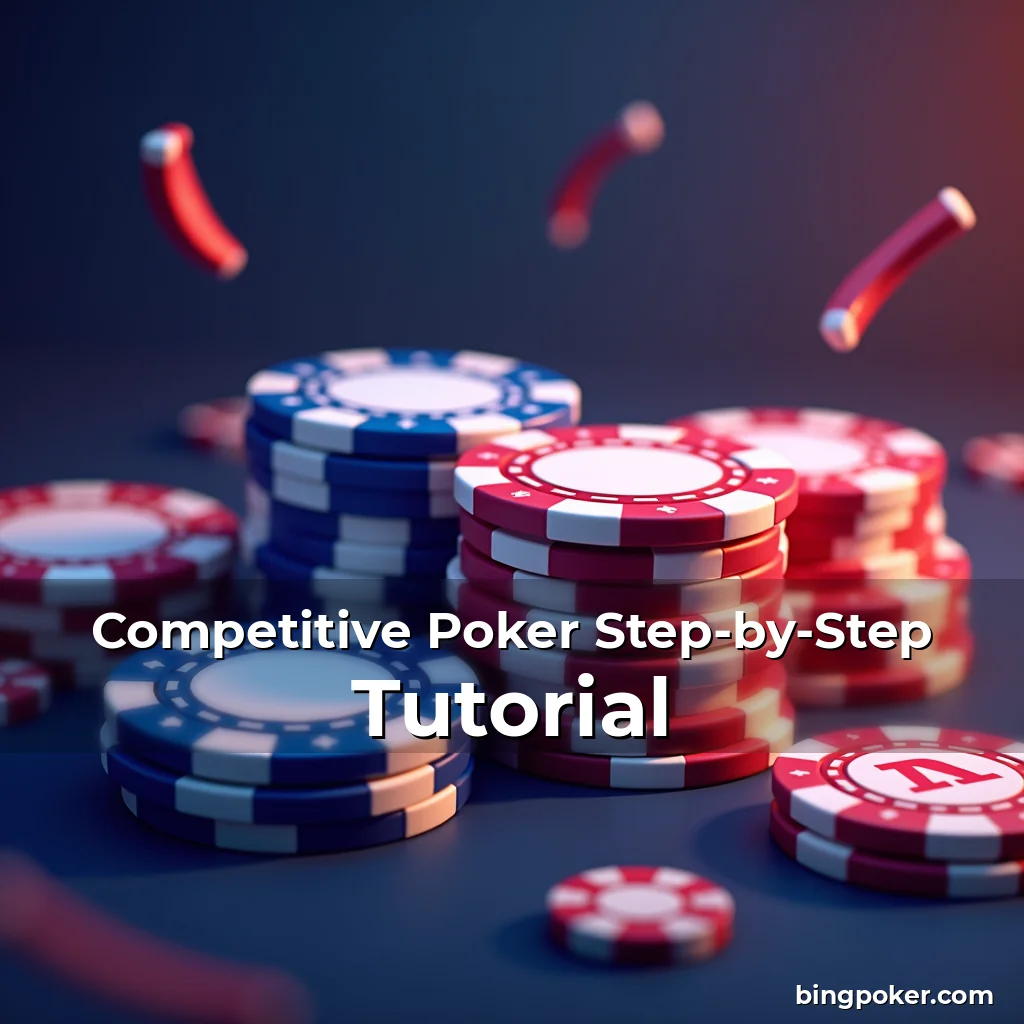 Artistic representation for Competitive Poker Step-by-Step Tutorial