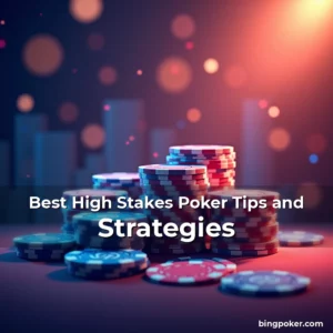 Artistic representation for Best High Stakes Poker Tips and Strategies