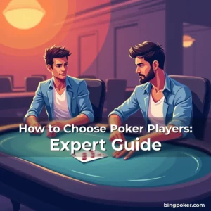 Artistic representation for How to Choose Poker Players: Expert Guide