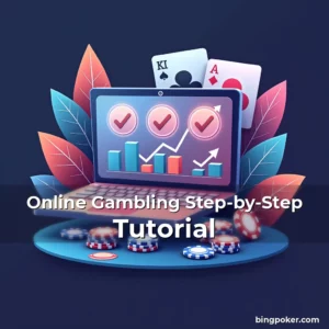 Artistic representation for Online Gambling Step-by-Step Tutorial
