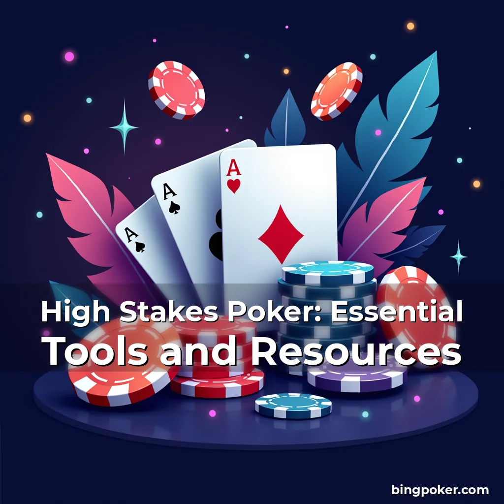 Artistic representation for High Stakes Poker: Essential Tools and Resources
